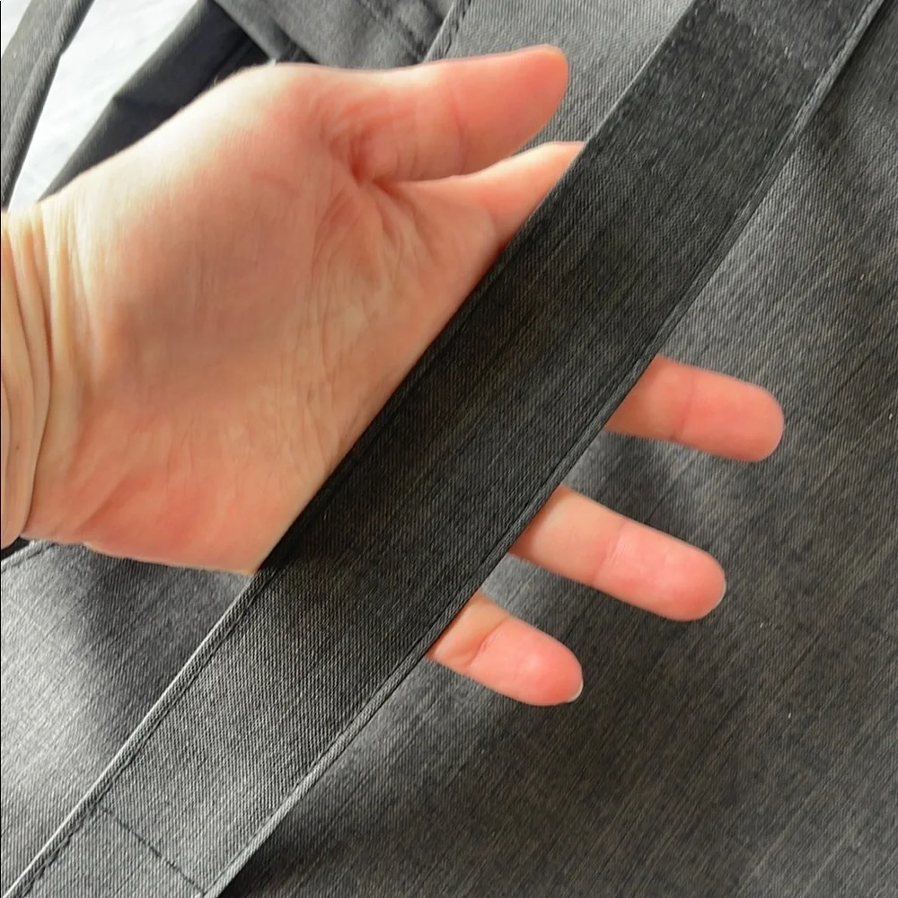 Sleek Gray Laptop Bag with Minimalist Design
